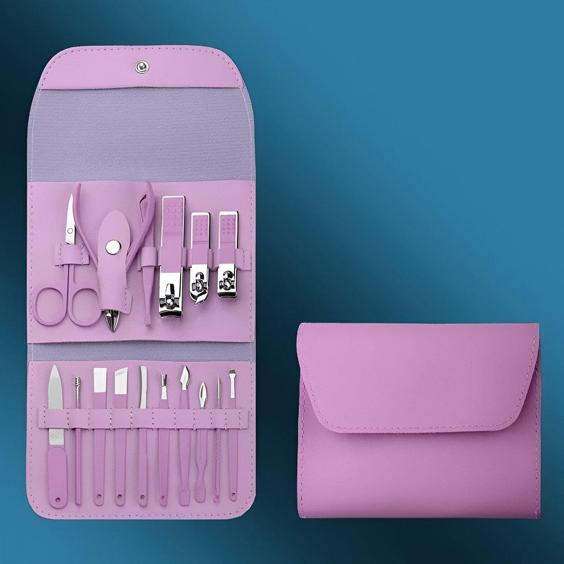 16 -in -1 nail care collection - - a comprehensive nail care collection of 16 pieces with precise nails and nails that are not flawy at any time and anywhere (option 2)