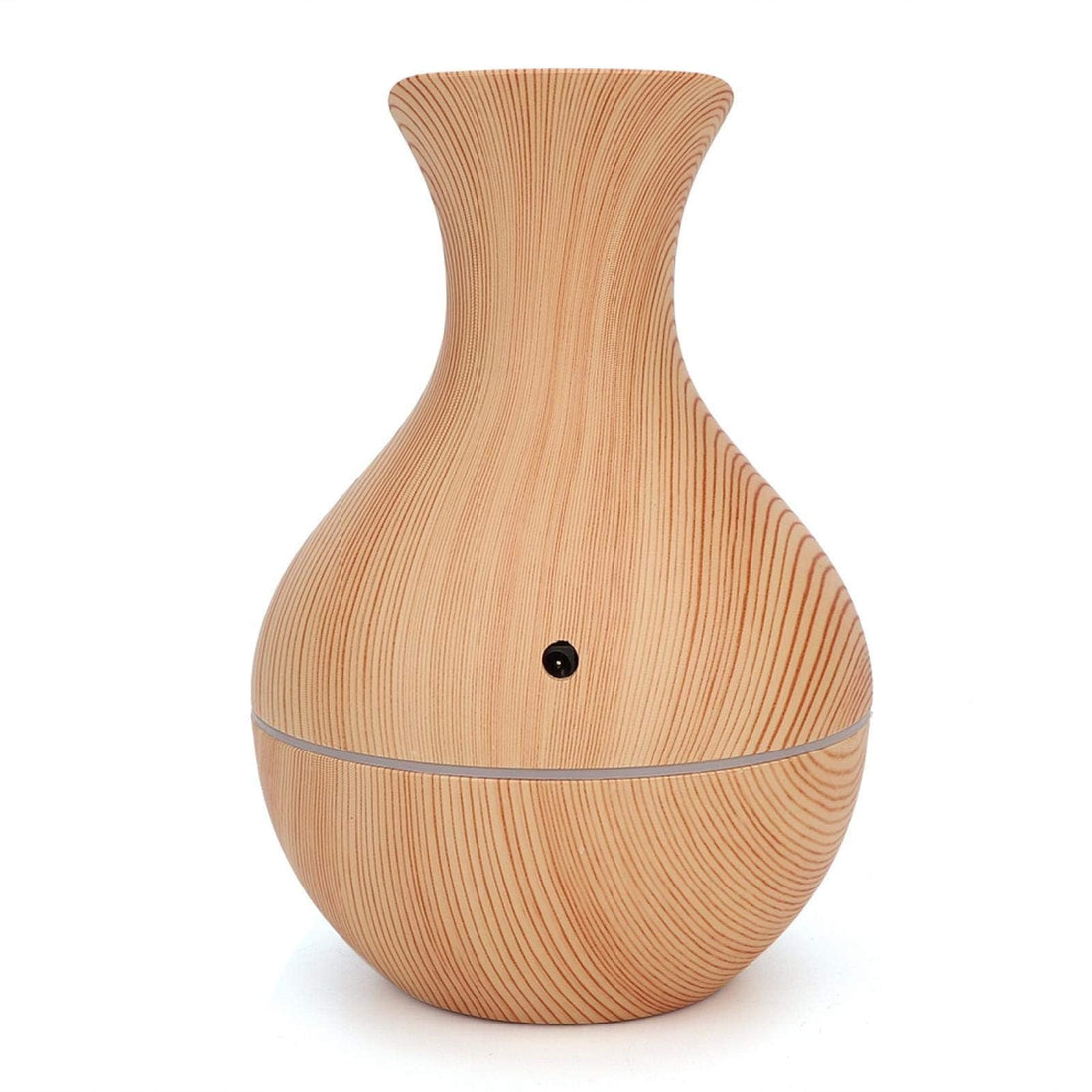 Aroma Diffuser, USB LED Ultrasonic Aroma Diffuser Essential Oil Diffuser Humidifier for Home(Light Wooden Grain)