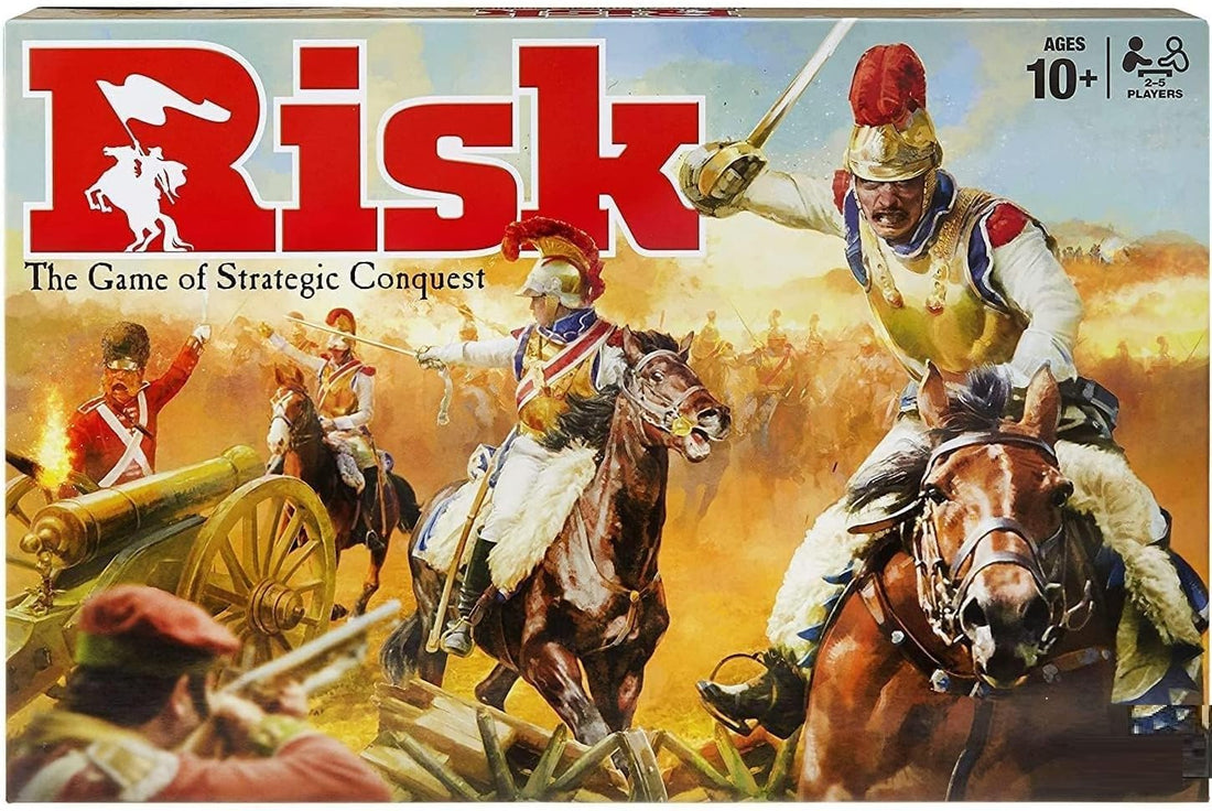 Risk Game The Game of Strategic Conquest, Strategy Board Game, Ages 10+, 2-5 Players, Multicolour