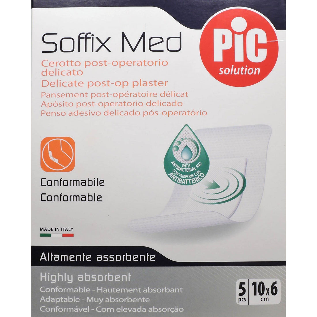 PIC Solution Med Delicate Post-Op Plaster 10×6 cm (5 pcs)