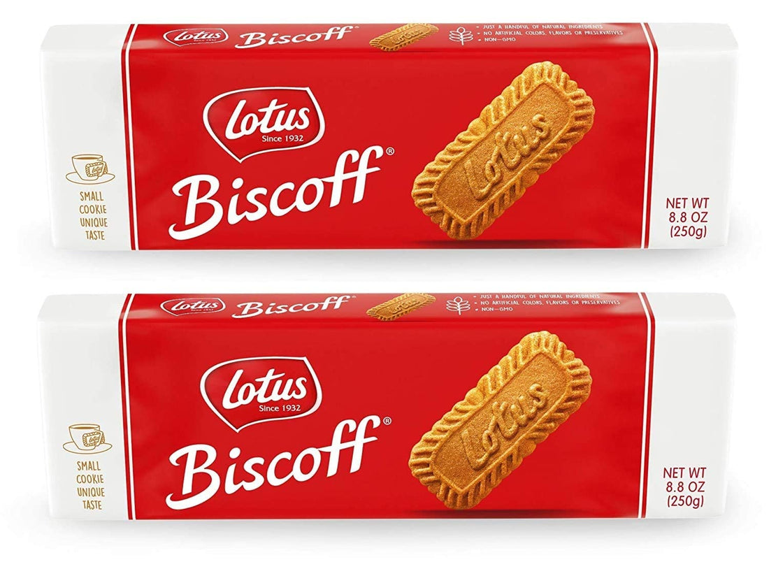 NOTTACIA Lotus Biscoff Biscuit Packet, 250g (Pack of 2)