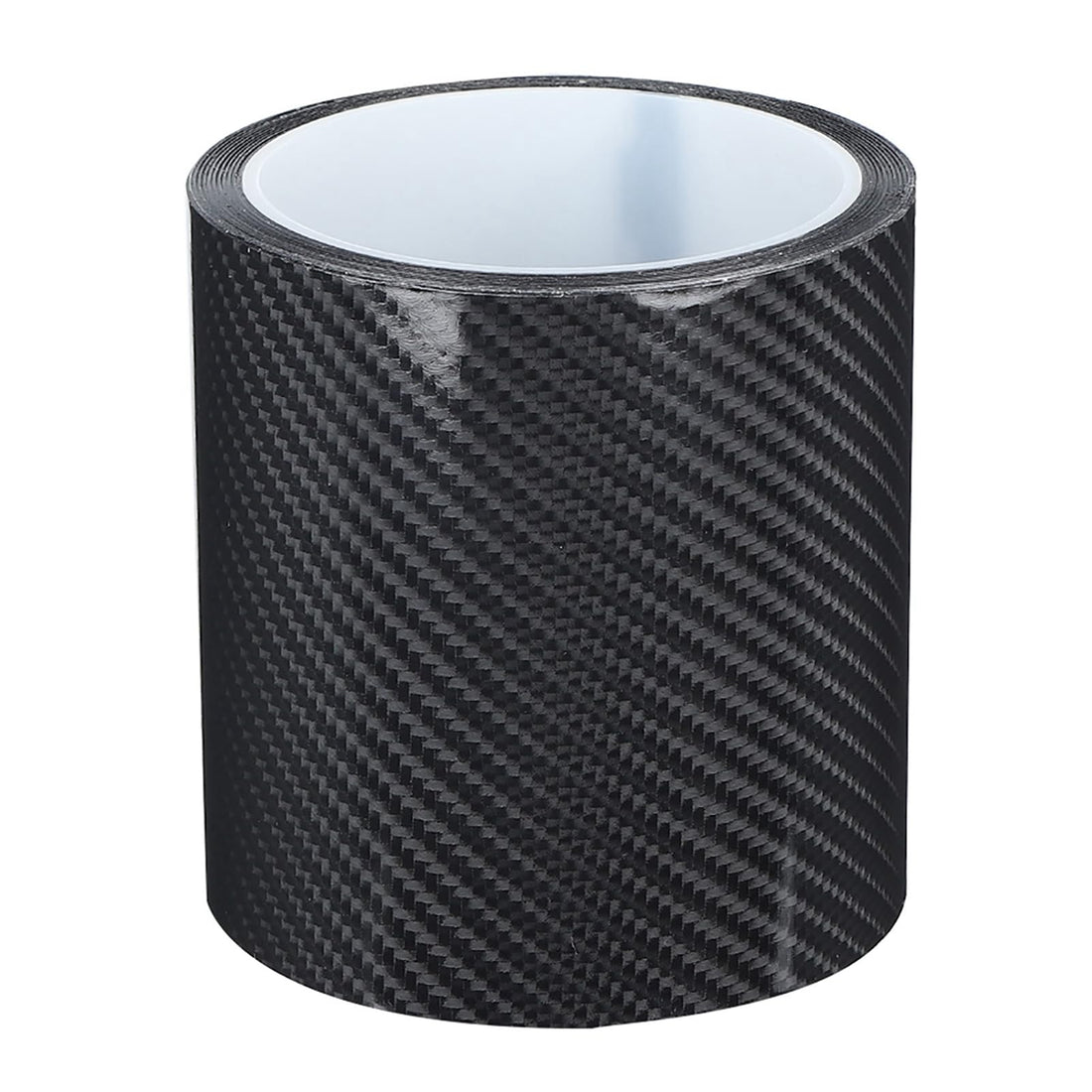 Akozon Carbon Fiber Film 1 Roll Automobile Carbon Fiber Texture Sticker, Car Door Edge Guards Door Sill Protector Black Accessory Universal(10CM*3M)