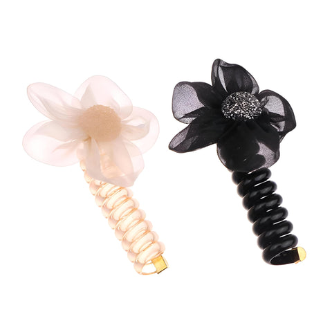 Modern Hair Accessories - Trendy Hair Ties for Women and Girls, Perfect for Everyday Wear, Adding a Touch of Glamour to Your Look (2pieace in the color shown)