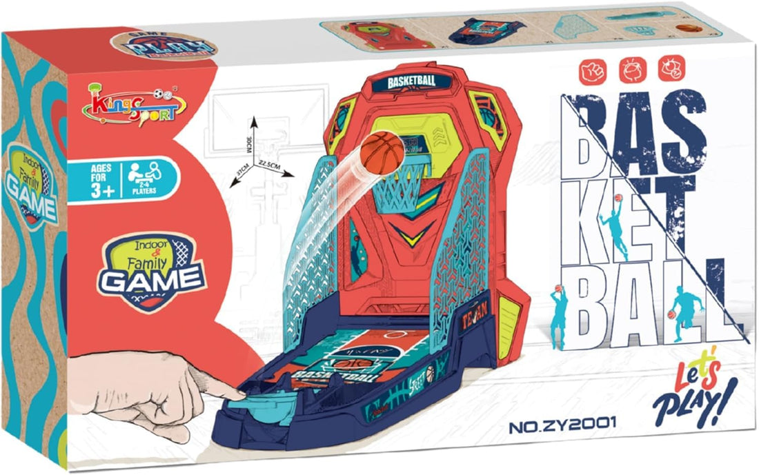 KINGSPORT ZY2001 Kids Single Basketball Game Indoor Hoop Play Set Fun Skill - Multicolor