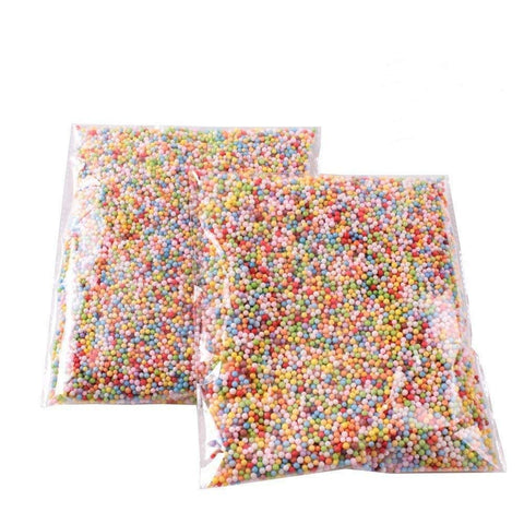 Generic Pack of 2 Mini Styrofoam Foam Balls Household School Arts Crafts Supplies Fits For Stick to Assorted Multi Colors (20000 Foam Balls)
