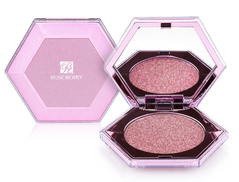 Rose Berry - Highlighter Powder, Diamond Bomb, All Over Diamond Veil Glow for Face, Smooth Blendable Lightweight Highlighter, Bright Diamond Shine Effect, 8.5 GM, Model - RB-1220 (R03)