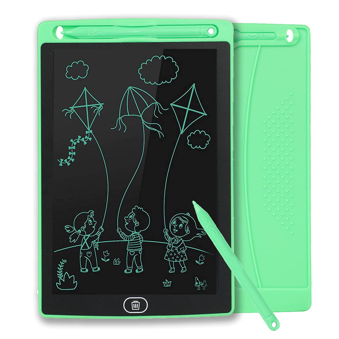 DODGE 'N WOLVES 8.5 inch LCD Writing Pad for Kids | Drawing, Writing | Green