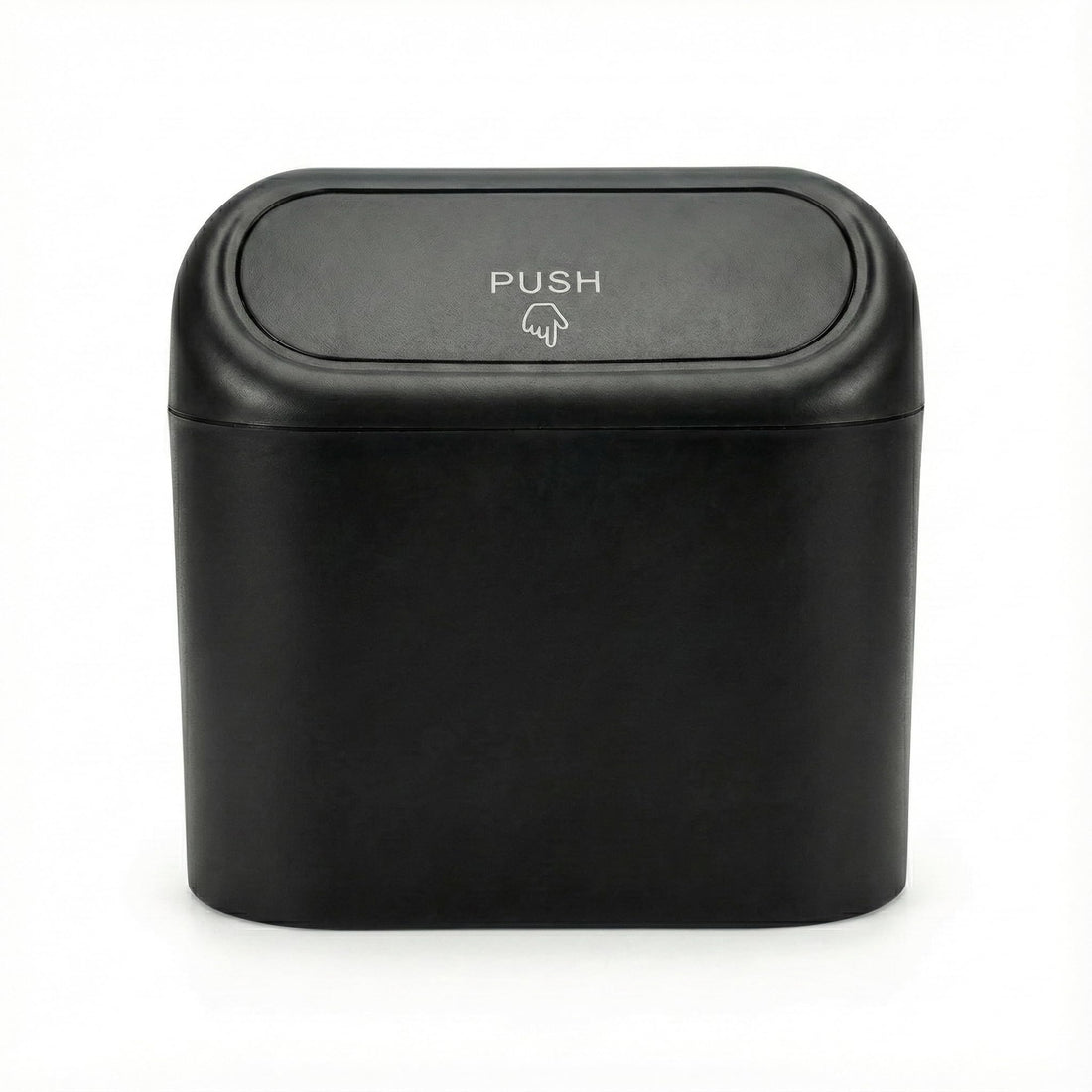 Spring Lid Compression Car Trash Can - 16 x 14.3 x 8.5 cm - Car Interior Waste Management - Door and Console Hanging Trash Can