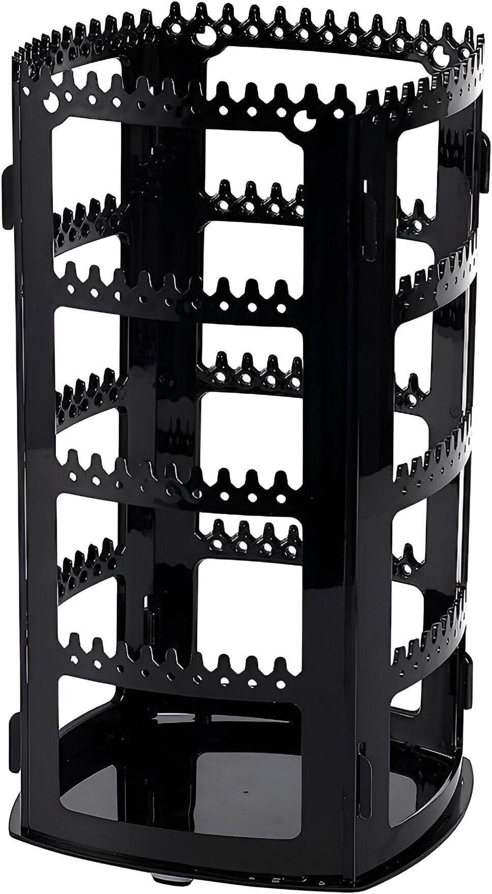Metal Jewelry Display - Sophisticated vertical stand with individual slots for rings, pendants, and bracelets, ideal for upscale retail environments. (Model 3)