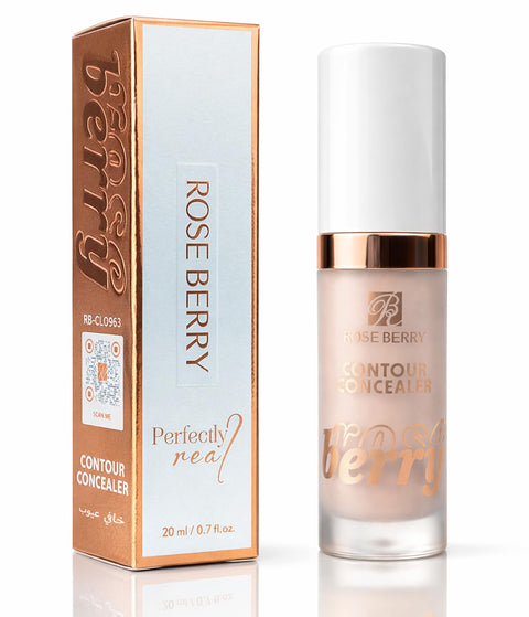 Rose Bery - Contour Concealer, High Definition Full Coverage Makeup, Professional For All Skin Type, 20 ML, Model - RB-CL0963 (01)