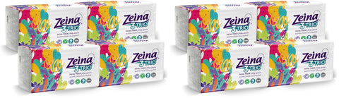 Zeina Bundle 4 Bags x 500 Tissue TRIO (Pack of 2)