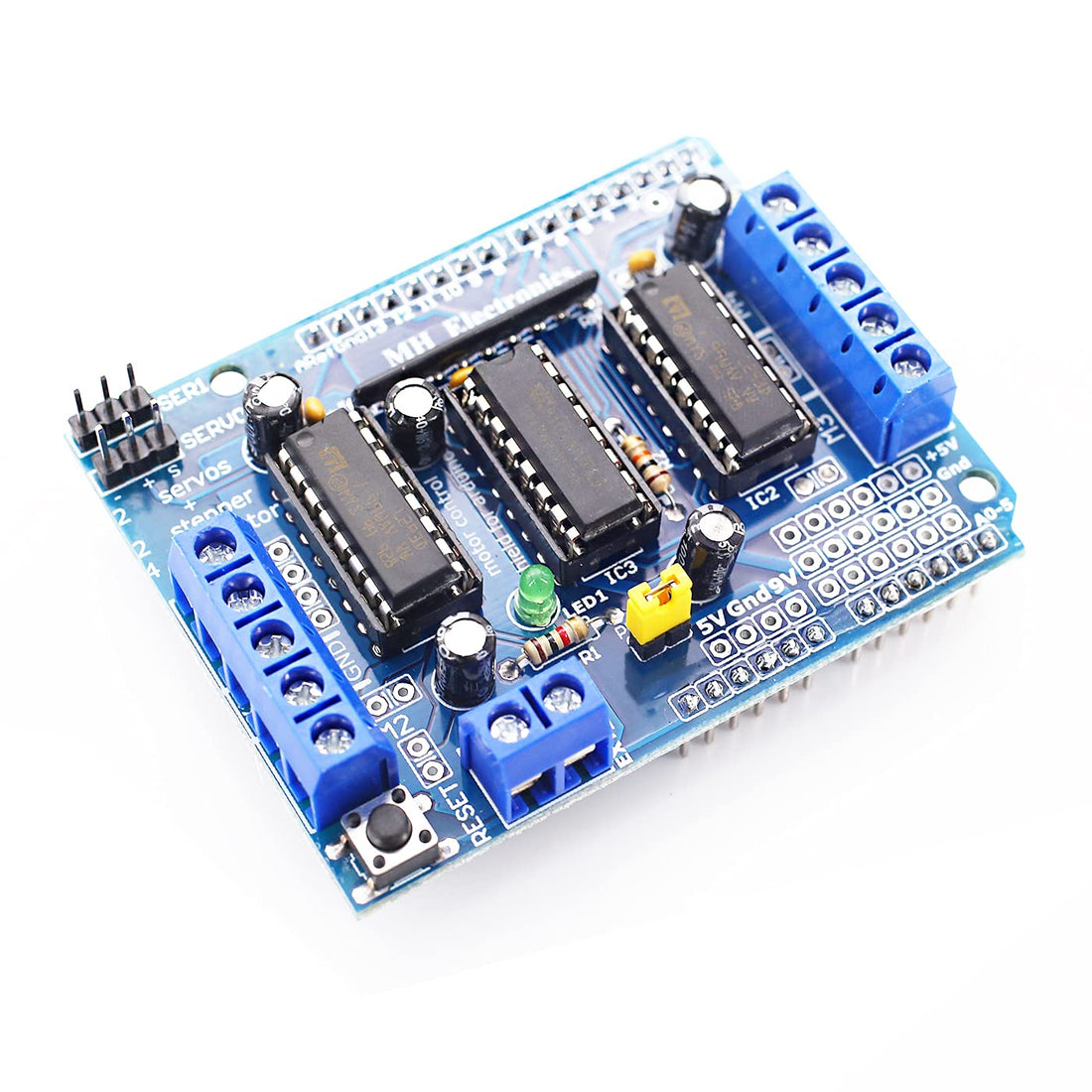 L293D Motor Drive Shield Expansion Board Compatible with Duemilanove Mega UNO R3 AVR