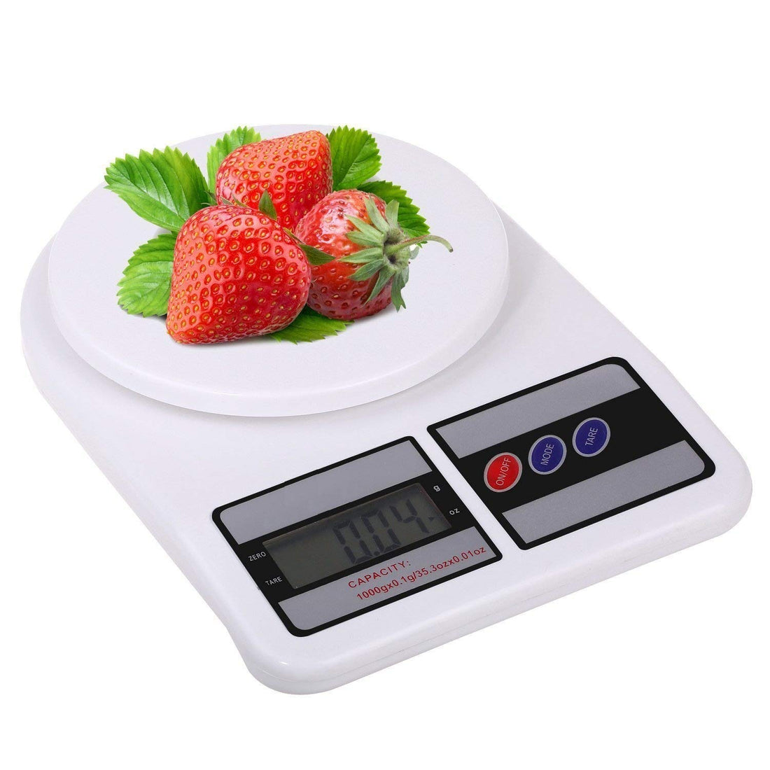 Grneric Digital Kitchen Weighing Machine Multipurpose Electronic Weight Scale with Backlit LCD Display for Measuring Food, Cake, Vegetable, Fruit
