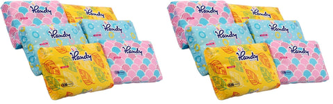 Handy Smart Pack 120 Tissues 3 Ply (Pack of 12)