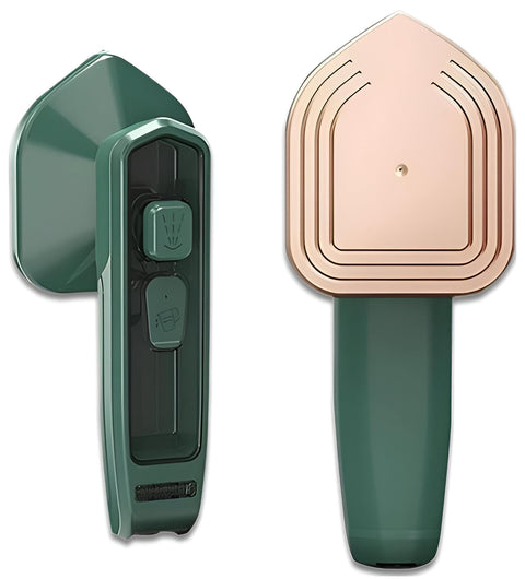 Steam Iron - Professional Cordless Mini Iron for Effortless Clothing Care, Portable Handheld Steamer for Home and Travel, Lightweight Design in Green (2 piece of the color shown)