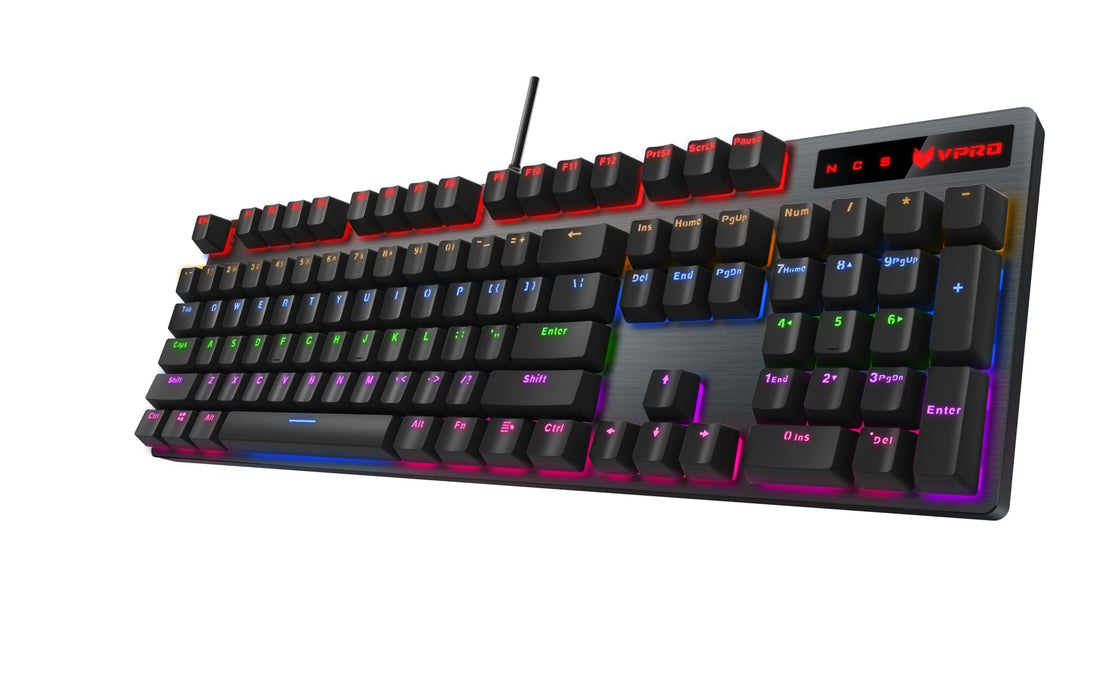 Rapoo Gaming Mechanical Backlit Keyboard V500 Pro-Black US ONLY