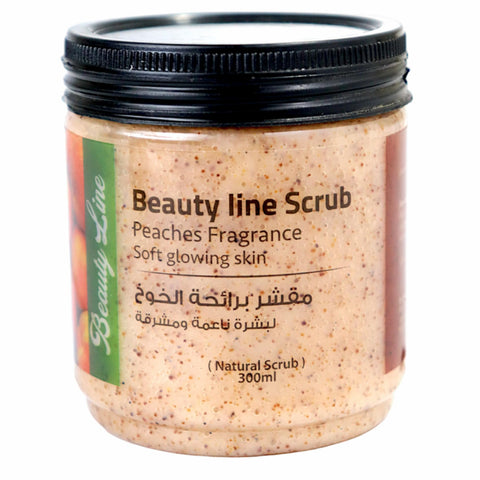 Beauty line Peaches scrub, 300 gm