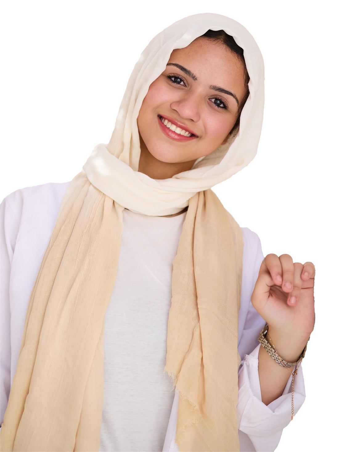 Signature Timeless Luxury Ultra Soft Breathable Pure Cotton Gradient Veil With Elegant Smooth Finish Navy Blue 80x200cm