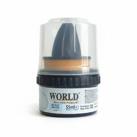 Cream Shoe Polish Dust Proof | Instant Leather Nourishing & Polish with Self Sponge (Automatic) | Ultimate Care & Crack Protection for Leather Shoes | Long-Lasting Lasting Lasting Shine