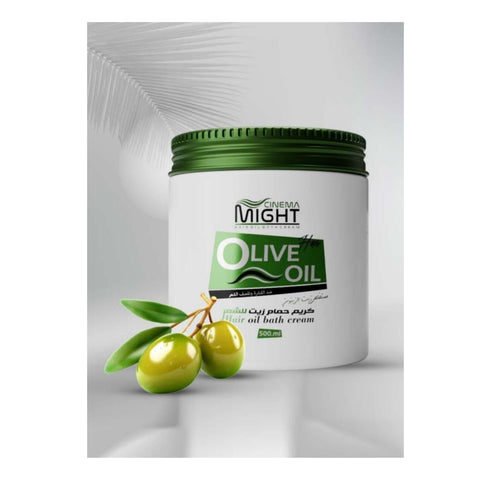 Hair cream treatment with olive oil extract, anti-dandruff and anti-hair breakage, 500 ml.
