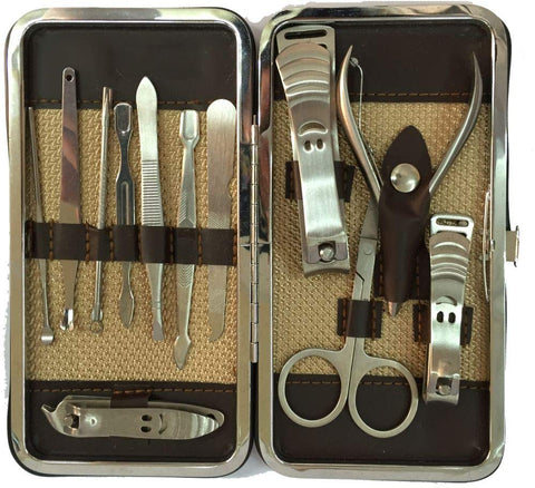 12pcs Manicure Pedicure Set Nail Scissors Nail Clippers Kit--H9460