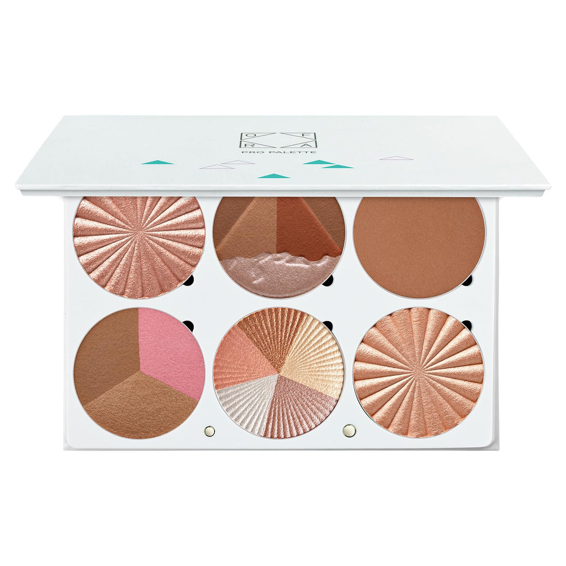 Ofra Pro Highlighter/Bronzer - on The Glow - Magnetic Palette, Canvs25-180129-1 Count (Pack of 1)