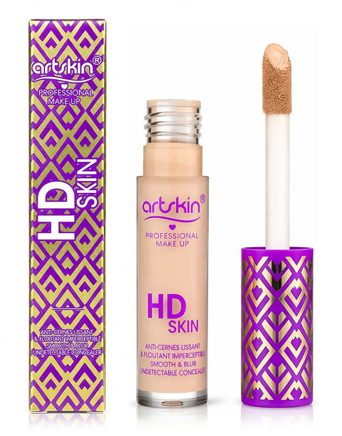 Art Skin - Concealer, HD Skin, Smooth & Blur Undetectable Concealer, Melts Seamlessly Into Skin & Long Lasting, For Under Eye, Dark Circles, Blemishes, 7 ML, Model - AS973151 (03 Rose Beige)