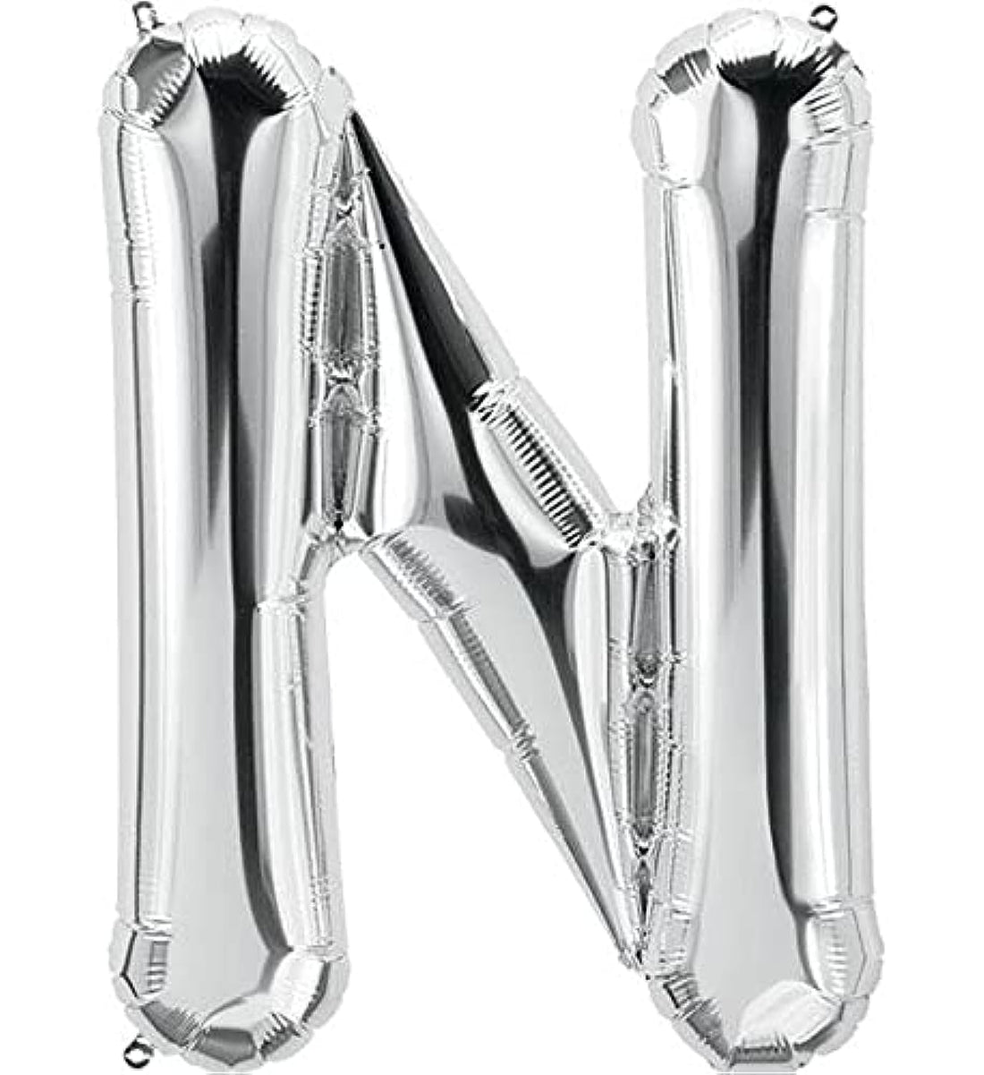 Letter N Balloon (Silver, 32in)