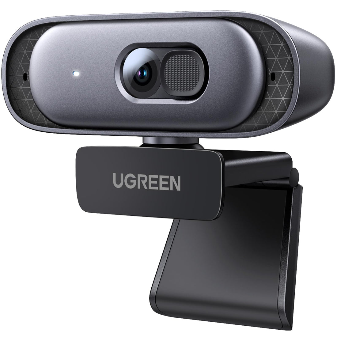UGREEN Webcam 2K 30FPS Full HD, Webcam with Dual Microphone, 91° Field of View, Privacy Protection, Auto Focus, Automatic Light Correction, Stereo Sound, Plug & Play, PC Camera for Windows MacOS