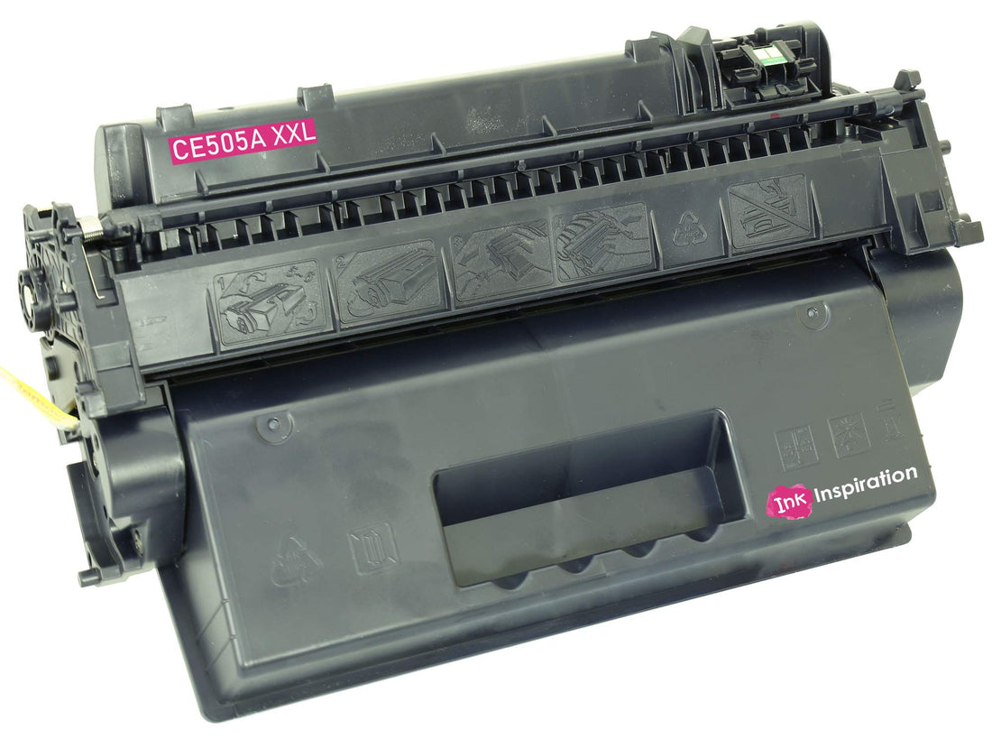 INK INSPIRATION® Compatible Laser Toner Cartridge for HP Laserjet P2030 P2035 P2035N P2050 P2055 P2055D P2055DN P2055X CE505A XXL Canon LBP-6300DN LBP-6310DN 6650DN 6670DN CRG 719 XXL | 10,000 Pages