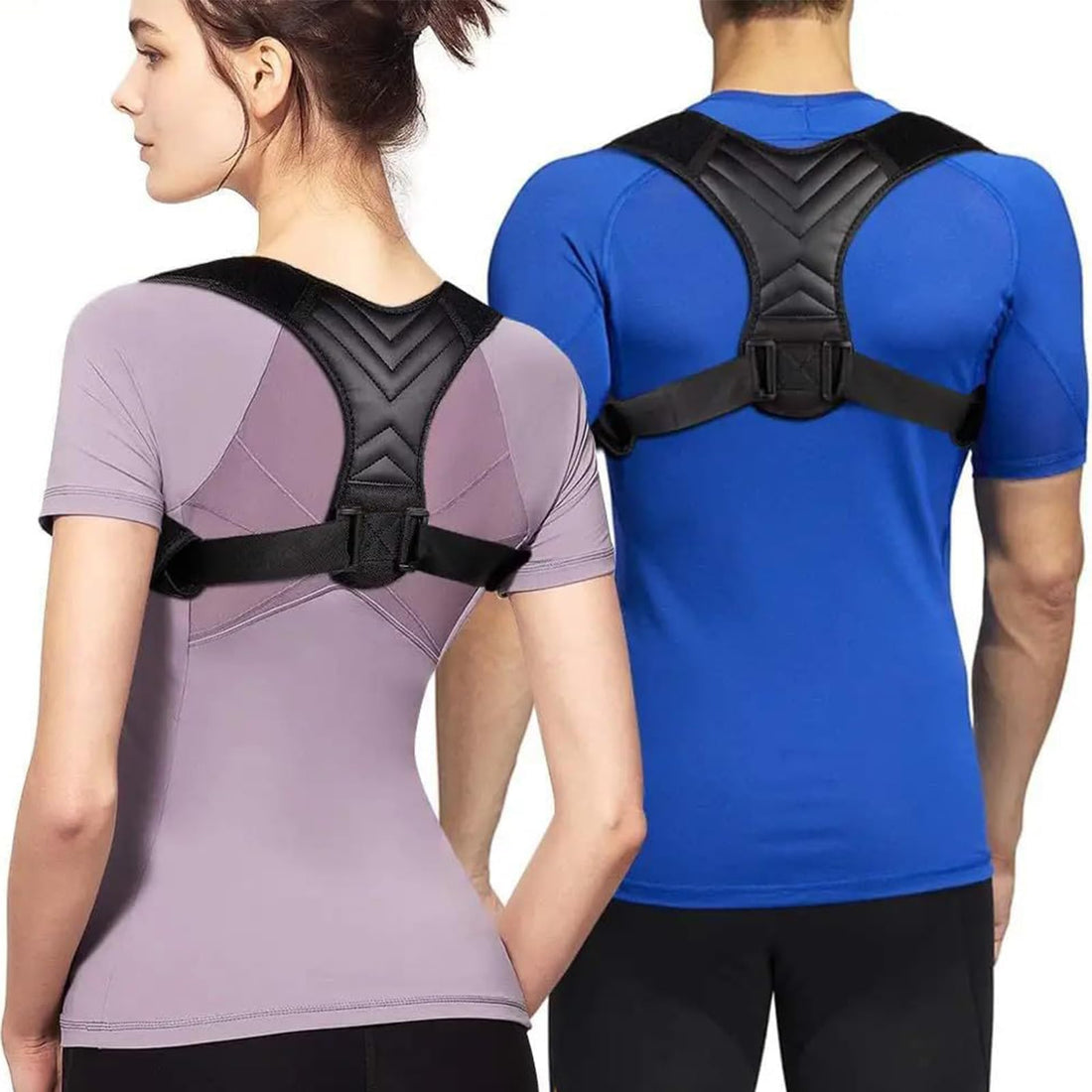 Posture Corrector Back Brace for Women and Men, Adjustable Back Straightener, Posture Support Improve Hunchback, Relief for Upper & Lower Back, Lumbar, Neck, Shoulder Pain