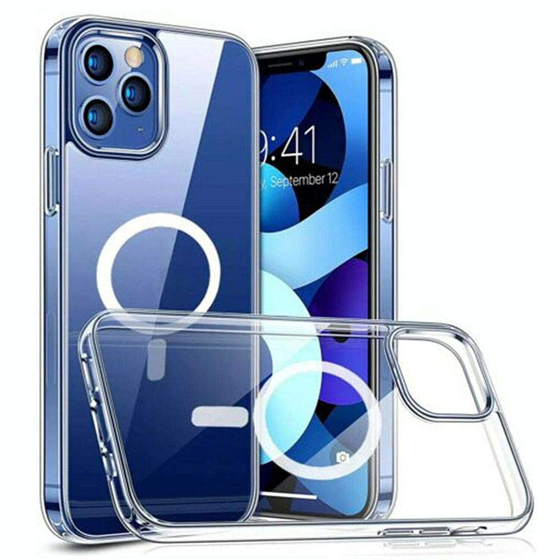 Case For iPhone 12 Pro / 12 Clear Case with MagSafe