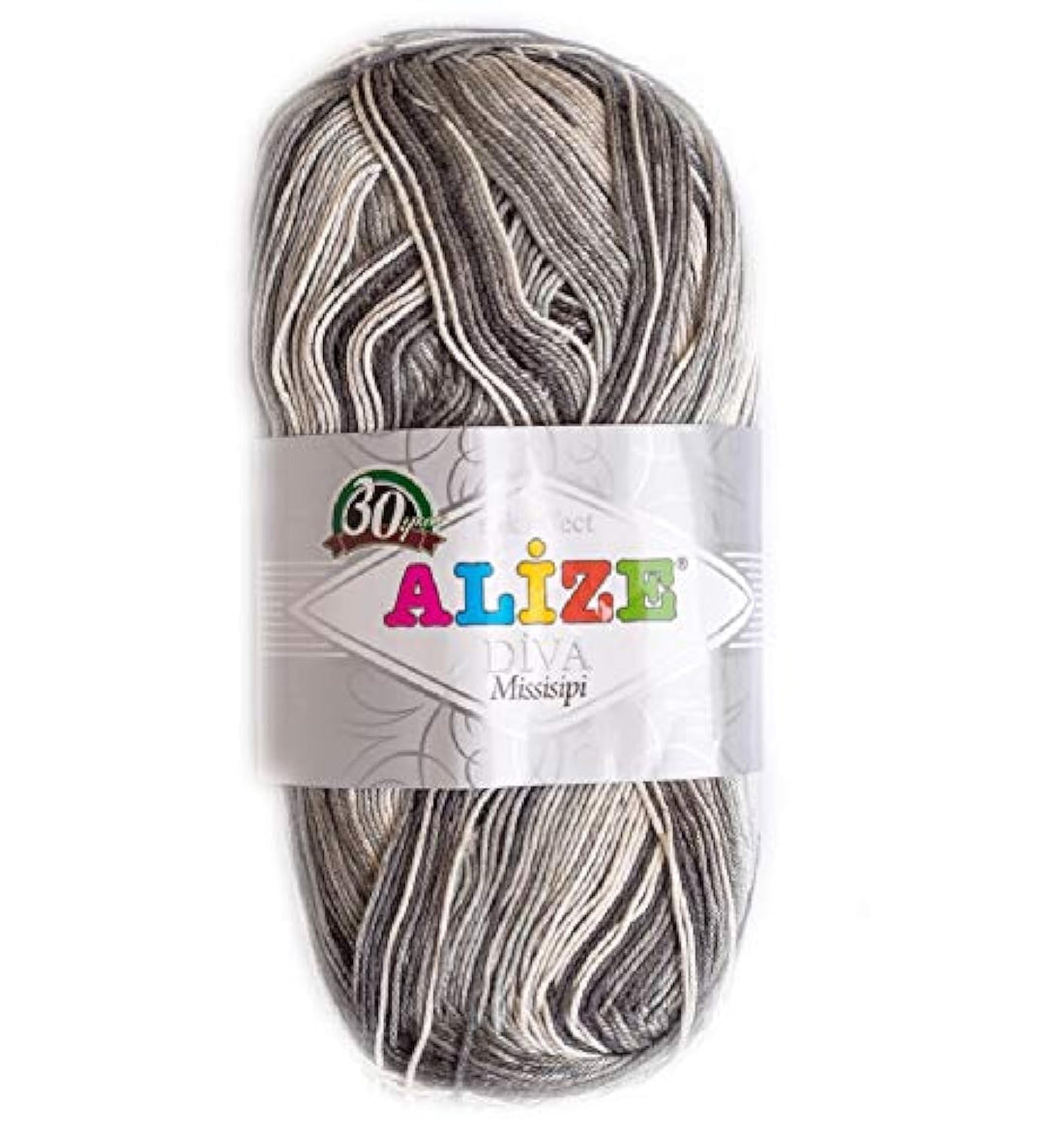 Color No.3730 Silky Microfiber Crochet and Knitting Yarn