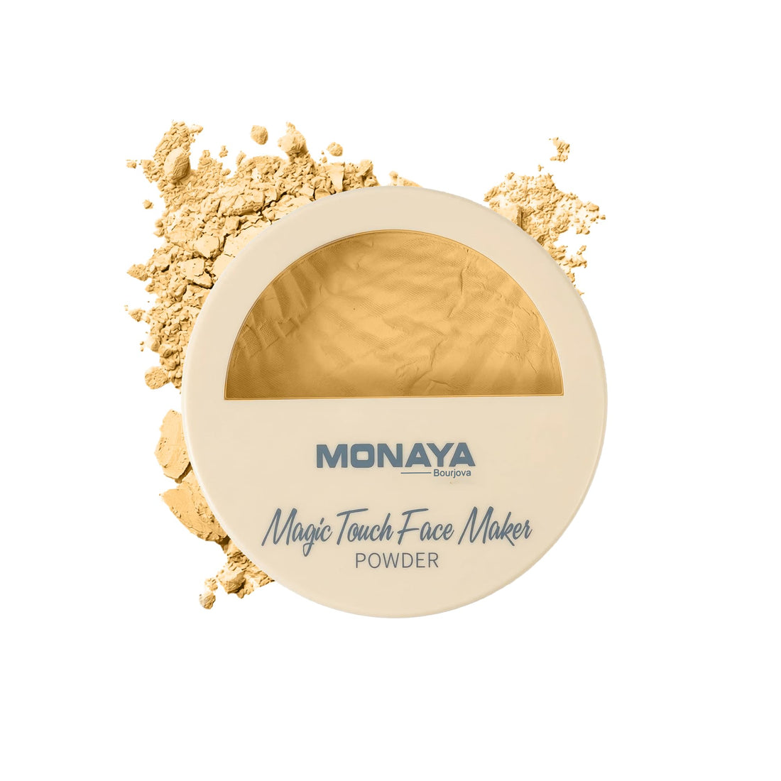 P004 Magic Touch Face Maker Powder – High-Definition Blurring Pressed Powder, Full Coverage Matte Finish, 12-Hour Sebum Control, Cruelty-Free & Vegan, 4 Skin-Perfecting Shades (P102A)