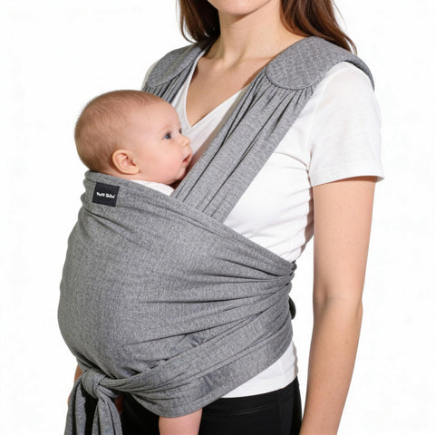 Petit Bebe Premiun Max Plus Baby Wrap, Grey