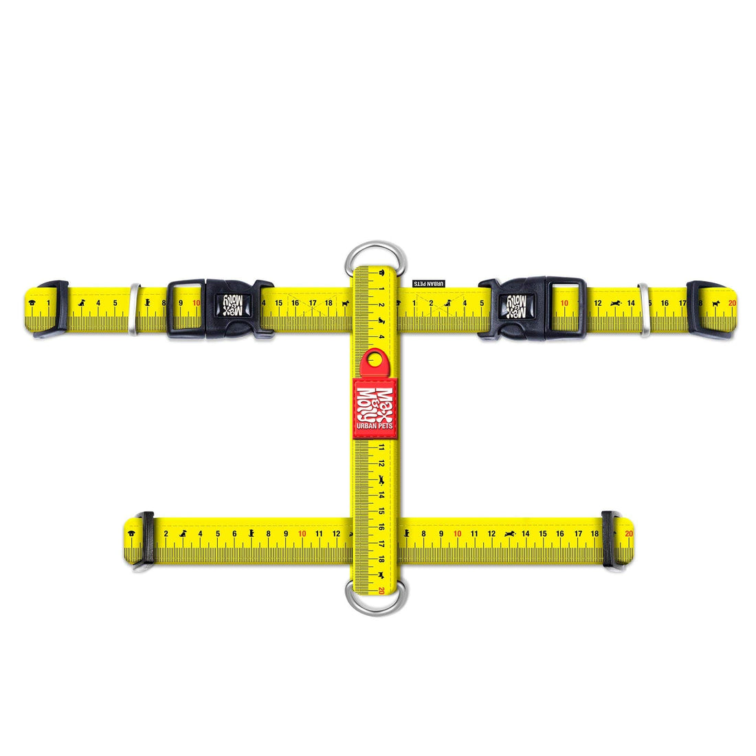 Max & Molly H-Harness - Design Ruler/L SIZE