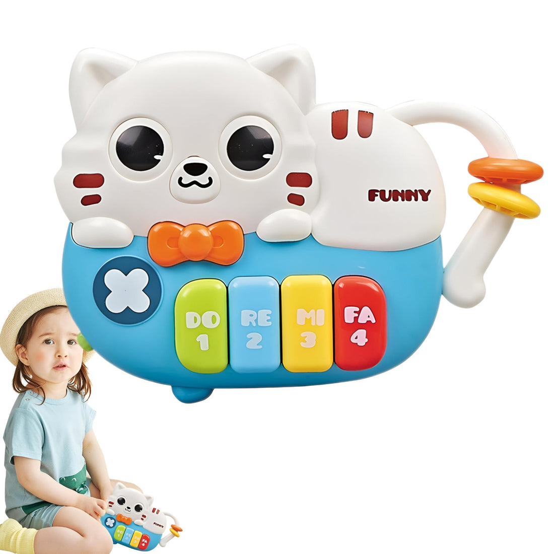 Piano for Kids - A vibrant learning keyboard filled with musical features and bright LED lights, designed to enhance young musicians' skills and foster early education and creative play.
