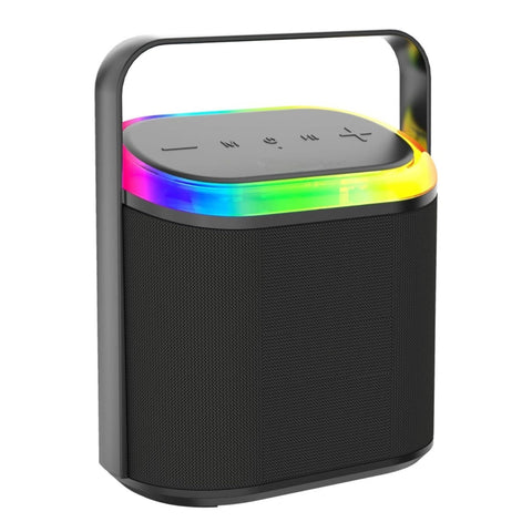 Wireless Bluetooth Speaker with RGB Colorful Light XS-621 Music Speaker Supports TWS Function TF Card and USB Input 1800mAh Battery Type-C Charging, for Outdoor Travel