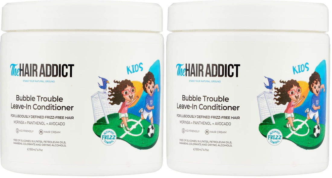 The Hair Addict Bubble Trouble Leave-In Conditioner 500Ml (Pack of 2)