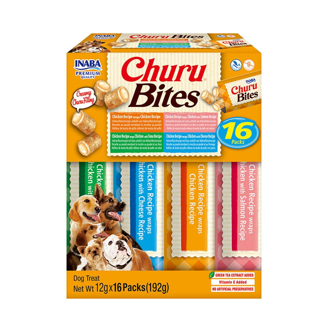 INABA - Dog Food - Grain-free recipe with Chicken (55.7-57%) and Tuna (12.5-13.8%) - Salmon (1.3%) or Cheese (1.3%) Variants - with Protein, Sodium Caseinate