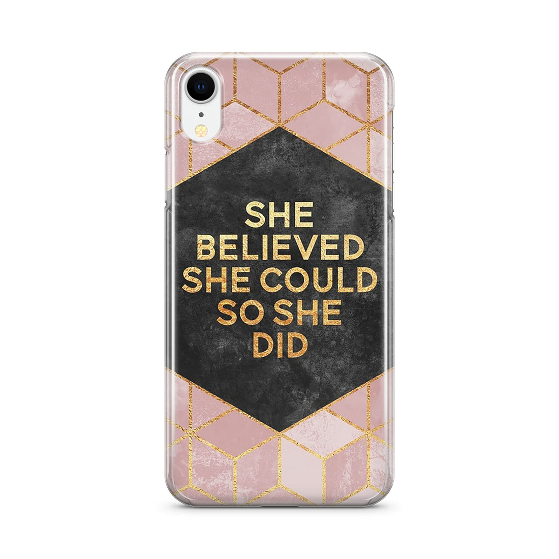 Silicon Back Cover She Did For iPhone XR - Multi Color , 2725608730262