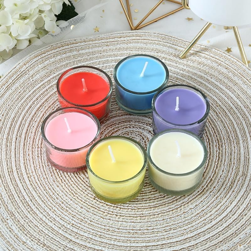 INFINITY-Plus Home Decor Scented Candle Set (Set of 4, Lavender)
