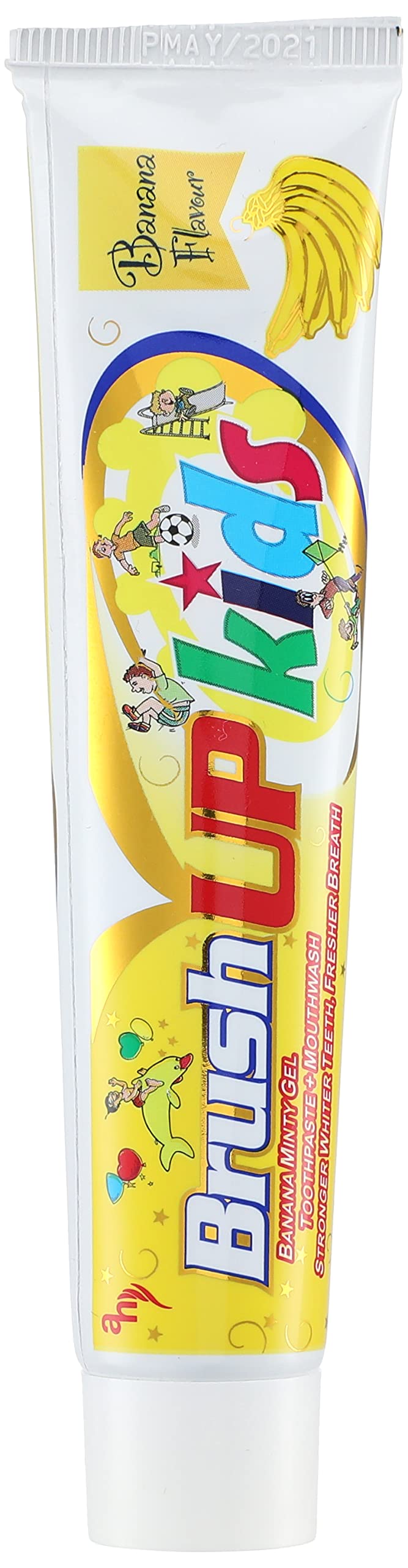 Brush Up Toothpaste For Kids - Cream, 70 Gm