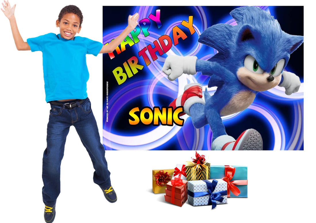 Birthday Decoration Poster Photo Background Large Monument Decor 110cm by 180cm Strong Banner Material with Metal Grommets UP TO DATE