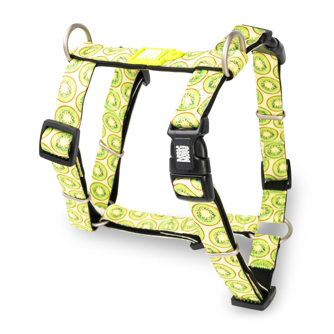 Max & Molly Urban Pets H-Harness - Design Kiwi/M SIZE