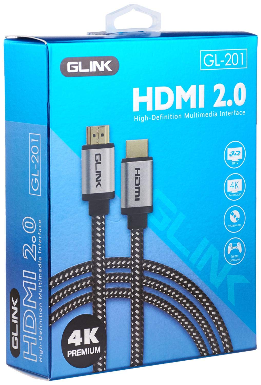 GLINK HDMI Cable 4k high quality for TVS, Laptops and PC (5 Meters)