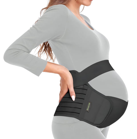 3 x 1 Magic Pregnancy Belt, 3 x 1 Pregnancy Support Belt For Back Pain/Pelvic/Hip, Maternity Abdominal Support Band For Pregnancy Abdominal Support Band (S: Fit AB 31.5 "-43.3",)
