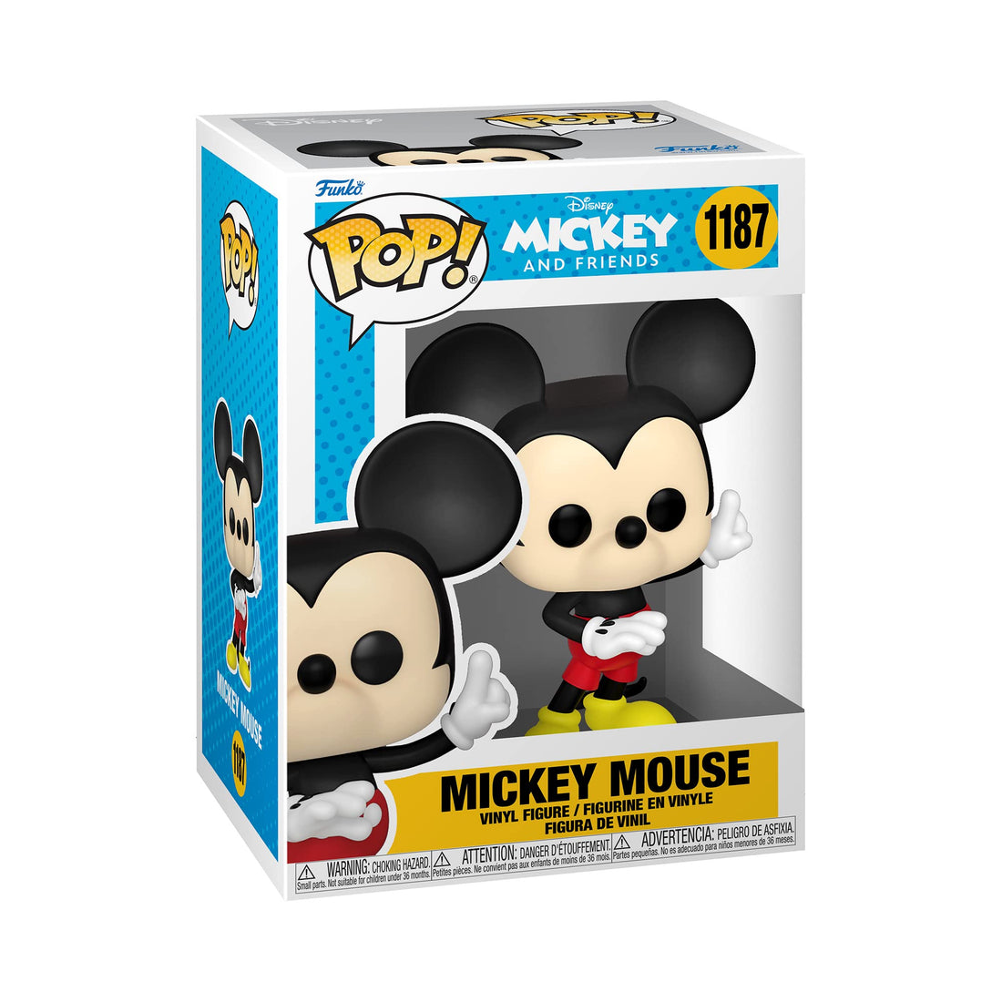 Funko Pop! Disney: D100 - Classics Mickey Mouse, Collectible Action Vinyl Figure - 59623