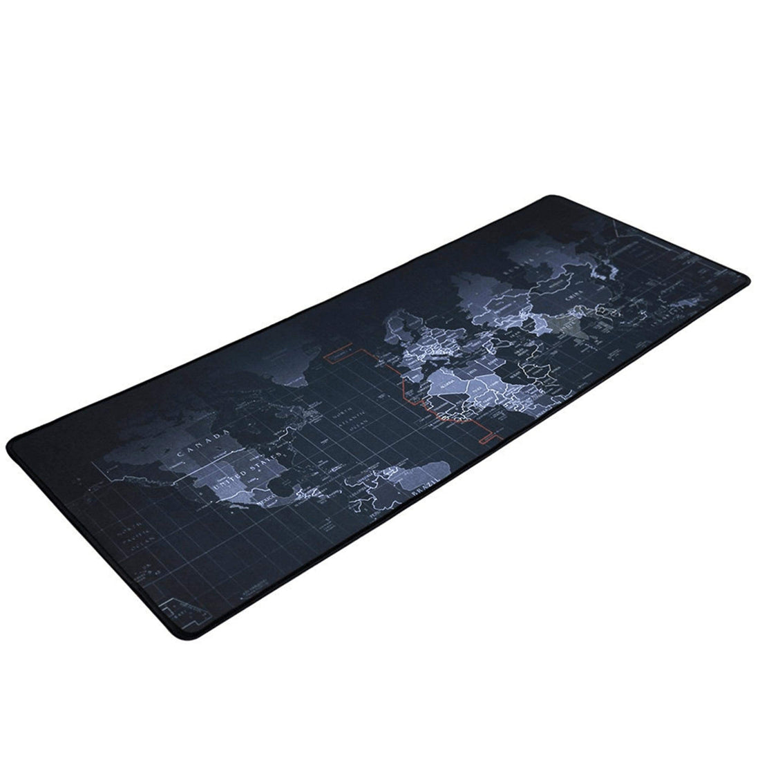 Portable World Map Gaming Mouse Pad, Large, 300-700 Plus, 2mm