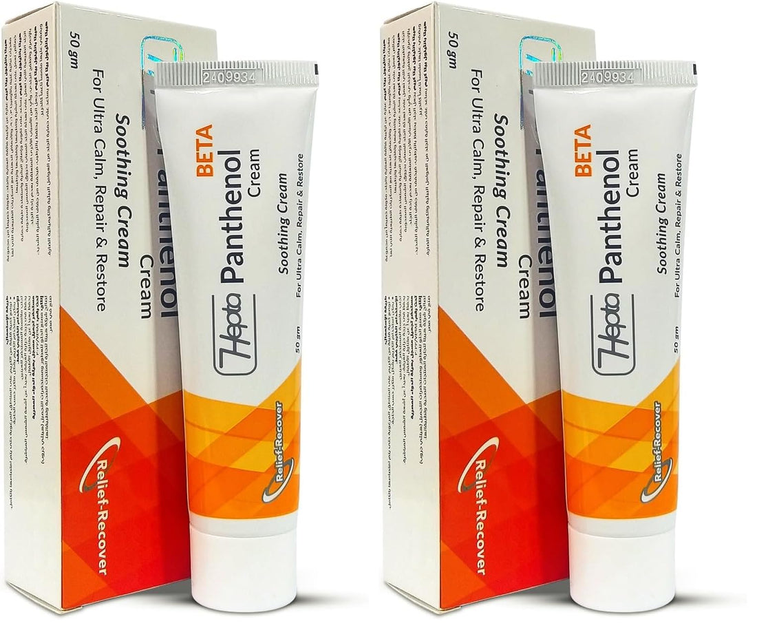 Hepta Panthenol Beta Soothing Cream 50ml (Pack of 2)